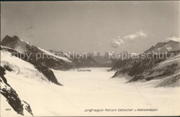 12022856 Aletschgletscher Panorama Blick Vom Jungfraujoch Walliser Alpen Aletsch - Altri & Non Classificati