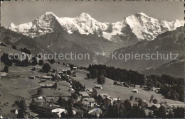 12022806 Waldegg Beatenberg Panorama Mit Eiger Moench Jungfrau Berner Alpen Beat - Other & Unclassified