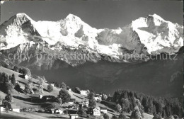 12022766 Beatenberg Panorama Eiger Moench Jungfrau Berner Alpen Beatenberg - Autres & Non Classés