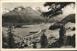 12022676 Samaden Gesamtansicht Mit Alpenpanorama Samedan  - Andere & Zonder Classificatie