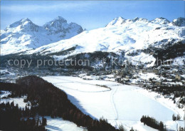 12020056 St Moritz GR Piz Albana Julier Corviglia Skigebiet Pferderennbahn St Mo - Andere & Zonder Classificatie