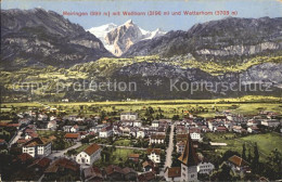 12019846 Meiringen BE Mit Wellhorn Und Wetterhorn Berner Alpen Meiringen - Sonstige & Ohne Zuordnung