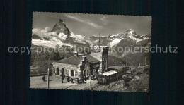 12018706 Zermatt VS Station Gornergrat Matterhorn Dent Blanche Walliser Alpen  - Altri & Non Classificati