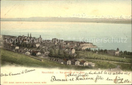 12014886 Neuchatel NE Vue Generale Et Les Alpes Neuchatel - Other & Unclassified