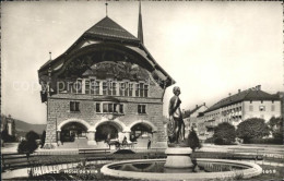 12013976 Le Locle Hotel De Ville Fontaine Statue Le Locle - Altri & Non Classificati