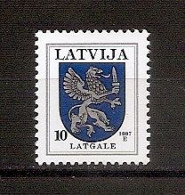 LATVIA 1997 August●Definitive Coat Of Arms Latgale●Mi 374AII MNH - Lettonia