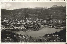 12012416 Sierre VS Panorama Lac De Geronde Alpes Sierre - Altri & Non Classificati