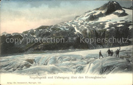 12011826 Furka Naegelisgraetli Und Uebergang Ueber Den Rhonegletscher Bergsteige - Sonstige & Ohne Zuordnung