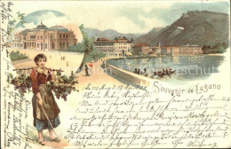 12010006 Lugano TI Partie Am Ufer Lugano TI - Sonstige & Ohne Zuordnung