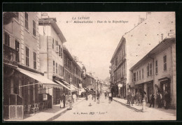 CPA Albertville, Rue De La Republique  - Albertville