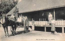 76 - BEC DE MORTAGNE - LA LAITERIE - ATTELAGE - MARCHAND De LAIT - Other & Unclassified