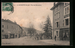 CPA La Rochette, Place Des Marronniers  - Other & Unclassified