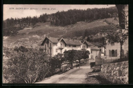 CPA Saint-Bon, Vue De La Rue Im Ort  - Andere & Zonder Classificatie