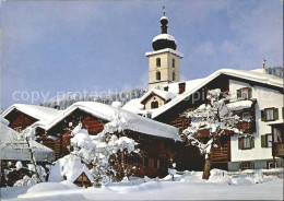 12006166 Flims Dorf Dorfpartie Mit Kirche Flims Dorf - Autres & Non Classés