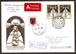 Latvia 1997●6th Anniv. Of Independence (Latvia Laikmetu Griezos)●Mi 450 FDC R-Cover - Lettland