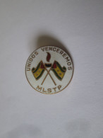 Rare! Insigne Sao Tome & Principe-MLSTP 1960-1978:Mouvement Pour La Liberation/Mouvement For The Liberation Badge,dm=20 - Vereinswesen