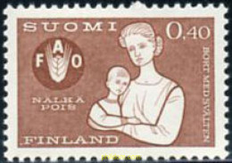 103611 MNH FINLANDIA 1963 CAMPAÑA MUNDIAL CONTRA EL HAMBRE - Nuovi