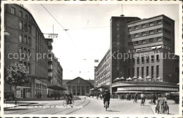 11982276 Bienne Biel Rue De La Gare Et Maison Du Peuple  - Otros & Sin Clasificación