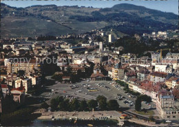 11979476 Vevey VD Fliegeraufnahme Ville Vevey - Autres & Non Classés