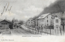 25)   HERIMONCOURT  -  Avenue De La Gare - Autres & Non Classés