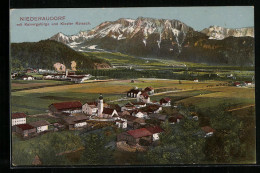 AK Niederaudorf, Panorama Mit Kloster Roisach Und Kaisergebirge  - Autres & Non Classés