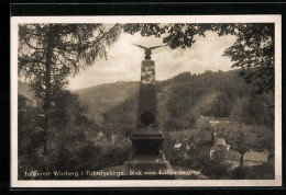 AK Wirsberg I. Fichtelgebirge, Blick Vom Kriegerdenkmal  - Autres & Non Classés