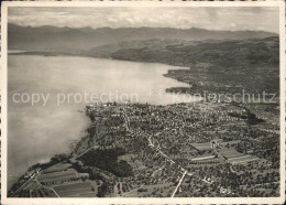 11957506 Arbon  TG Fliegeraufnahme Mit Bodensee  - Autres & Non Classés