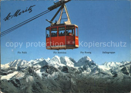 11947726 St Moritz GR Luftseilbahn Corviglia Piz Nair Berninagruppe St. Moritz - Otros & Sin Clasificación