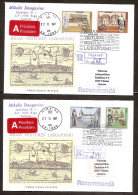 LATVIA 1997●800 Rigai●Architecture●Mi 467-70 2x FDC R-Cover - Letland