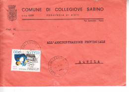 ITALIA  1987 - Lettera  Sassone 1568 - Accademia Navale Livorno - 1981-90: Marcophilia