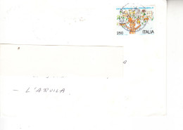 ITALIA  1982 - Lettera  Sassone 1617 - Giornata Francobollo - 1981-90: Storia Postale