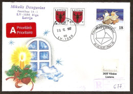 LATVIA 1997●Christmas●Weihnachten●Spec. Cancell  R-Cover - Letonia