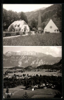 AK Oberaudorf, Gebäude Und Kirche, Panorama  - Sonstige & Ohne Zuordnung