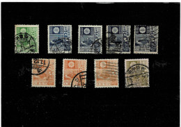 JAPAN ,"Serie Corrente" ,9 Pezzi Usati ,qualita Buona - Used Stamps