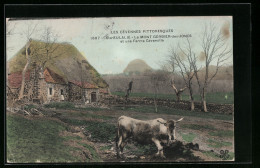 CPA Ste-Eulalie, Le Mont Gerbier-des-Joncs Et Une Ferme Cevenolle  - Otros & Sin Clasificación