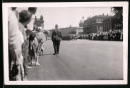 Fotografie Unbekannter Fotograf, Ansicht Berlin, Unter Den Linden, Militärparade Vor Dem Zeughaus  - Plaatsen