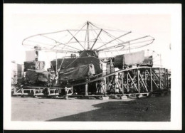 Fotografie England Fair, Rummel-Kirmes-Volksfest, Karussell / Fahrgeschäft Während Des Aufbau's  - Beroepen