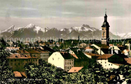 72913557 Traunstein Oberbayern Ortsansicht Mit Kirche Bayerische Alpen Traunstei - Traunstein