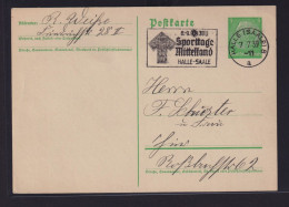 Sport Deutsches Reich Ganzsache Selt. Maschinen SST Sporttage Mittelland Halle - Lettres & Documents