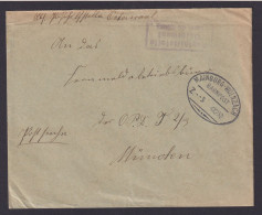 Bahnpost Mainburg Wolnzach Zug 5 Posthilfstelle Osterwaat Deutsches Reich - Storia Postale