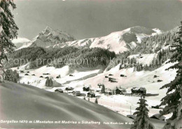 72913497 Gargellen Vorarlberg Winterpanorama Mit Madrisa Und Schafberg Montafon  - Sonstige & Ohne Zuordnung