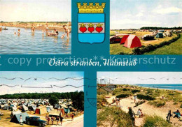 72912311 Halmstad Oestra Stranden Campingplatz Strand Wappen Halmstad - Sweden