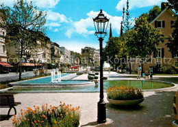 72912280 Baden-Baden Augustaplatz Wasserspiele Laterne Baden-Baden - Baden-Baden