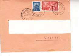 ITALIA  1948 - Lettera   - 588 - Risorgimento  (da Roccantica Ad Aquila) - 1946-60: Poststempel