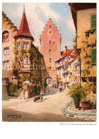 72912129 Meersburg Bodensee Obertor Kuenstlerkarte Meersburg - Meersburg