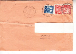 ITALIA  1948 - Lettera   - 585 - Risorgimento  (da Roccantica Ad Aquila) - 1946-60: Storia Postale