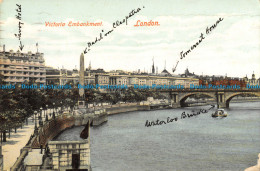 R092195 Victoria Embankment. London. 1907 - Sonstige & Ohne Zuordnung