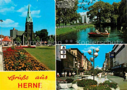 72910724 Herne Westfalen Kirche See Stadtzentrum Fussgaengerzone Herne - Herne