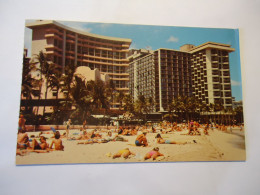 HAWAI  POSTCARDS  WAIKIKI  BEACH - Autres & Non Classés