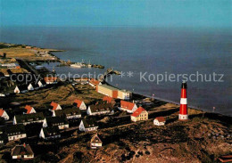 72909430 Hoernum Sylt Fliegeraufnahme Mit Leuchtturm Und Hafen Hoernum - Andere & Zonder Classificatie